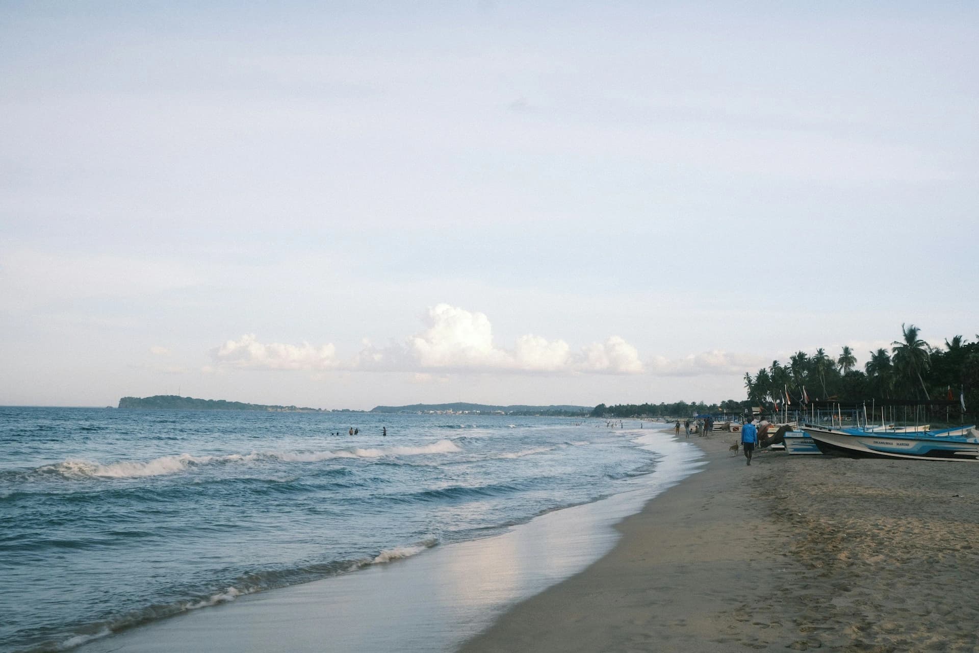 White sand and turquoise water near Trincomalee, Sri Lanka