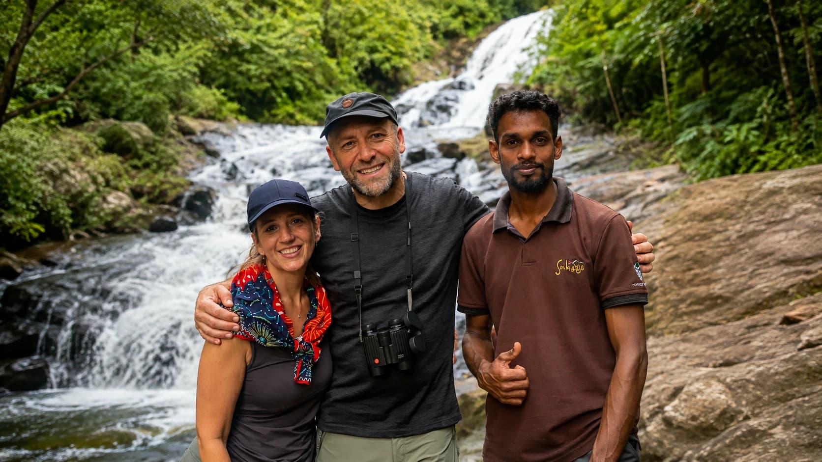 Dense green canopy of Sinharaja rainforest, Sri Lanka